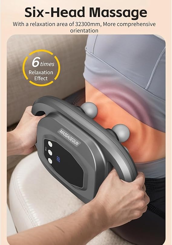 6 Head Deep Tissue Massage Gun