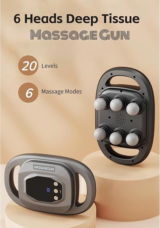 6 Head Deep Tissue Massage Gun