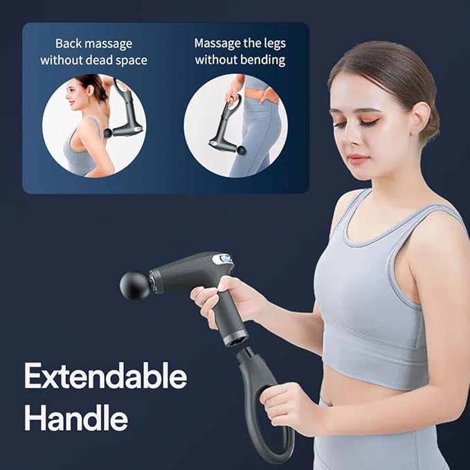 Handled Massager Gun-Deep Massage Fascia Gun Pro