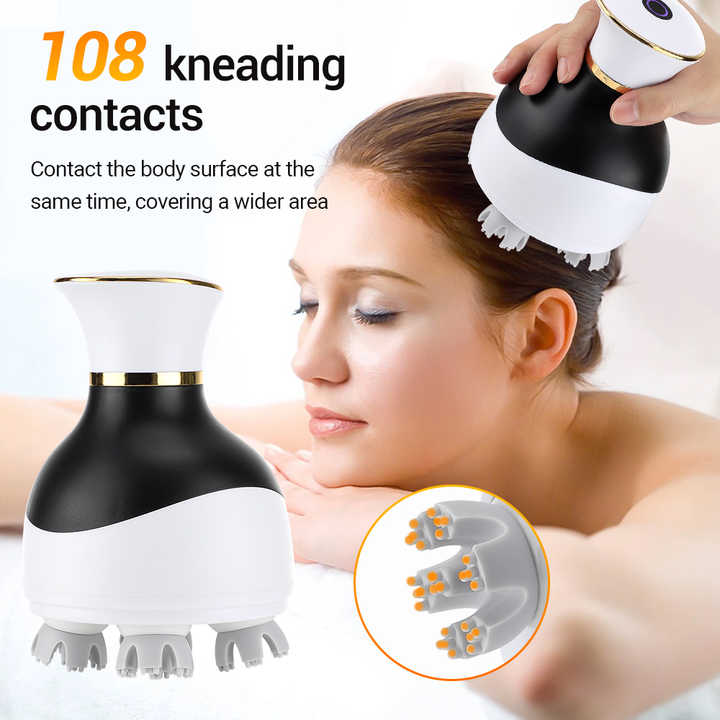 Wireless Head Massager-Kneading Full Body Massager