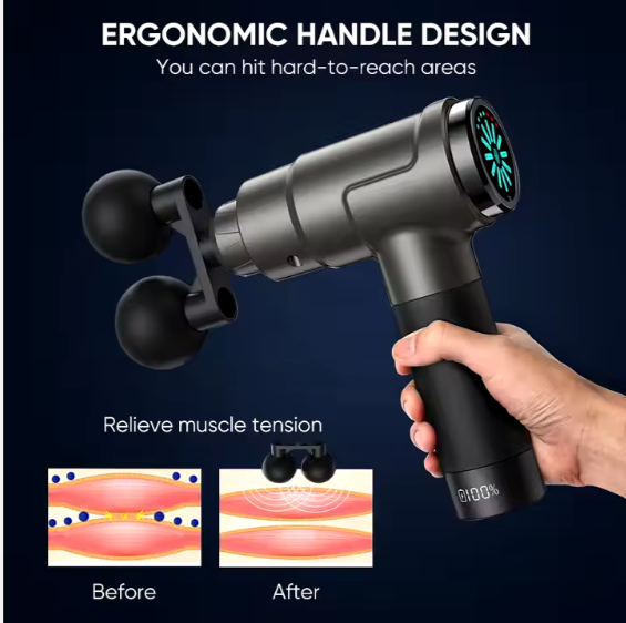 Double-Head Massager Gun